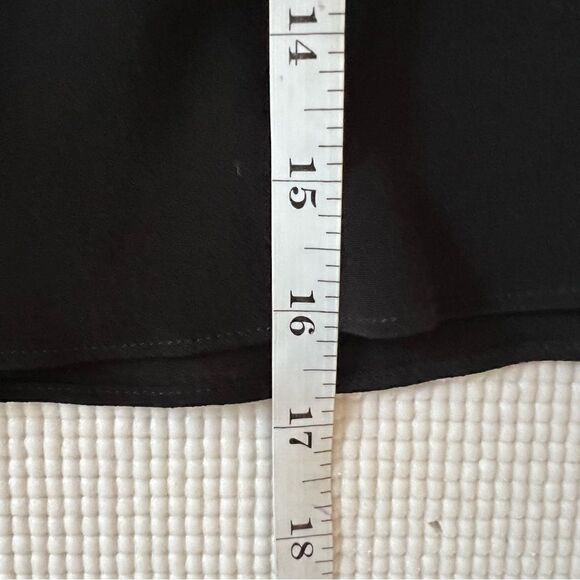 Gianni Bini Women's black tiered miniskirt Layer free-flowing ties-xs/small NWT - Picture 11 of 15